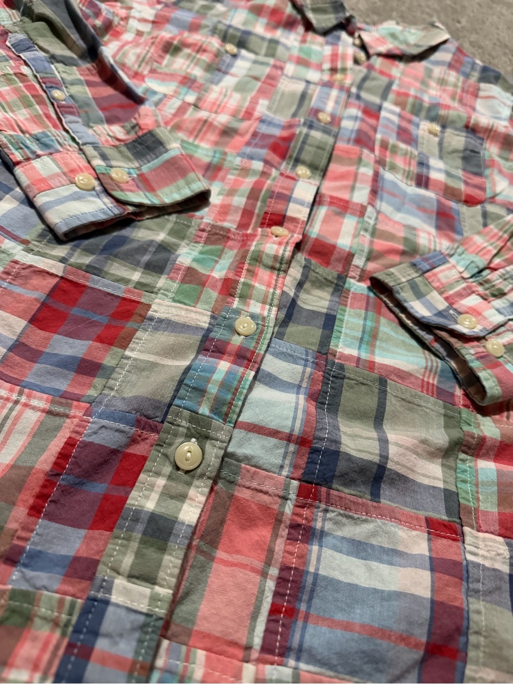 L.L. Bean quilted women’s long sleeve button down shirt classic look medium - Picture 4 of 9